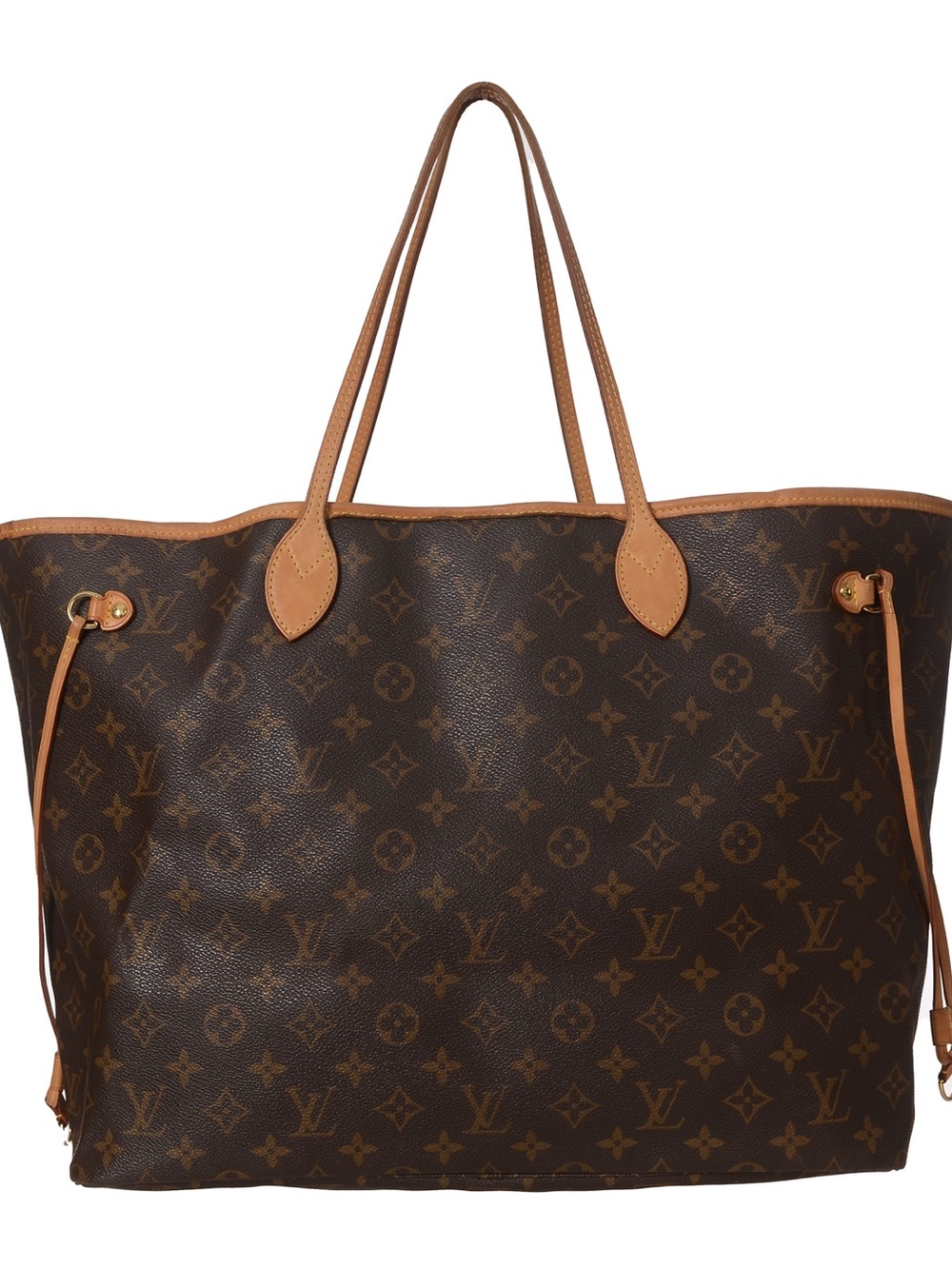 ♥️Louis Vuitton GM Neverfull Tote Bag Brown Monogrammed Leather♥️